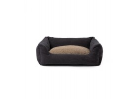 Dog Bed Henri Cotton Black