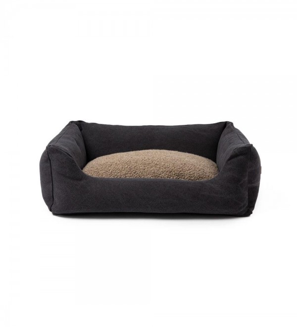 Dog Bed Henri Cotton Black