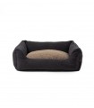 Dog Bed Henri Cotton Black