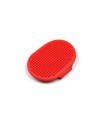 Red rubber dog mitt