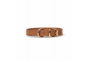 Leather Dog Collar - Nara Toy Camel