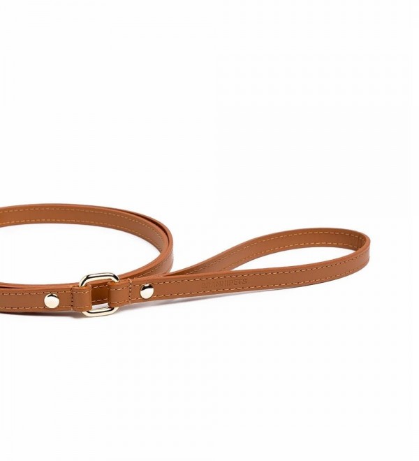 Leather Dog Collar - Nara Toy Camel