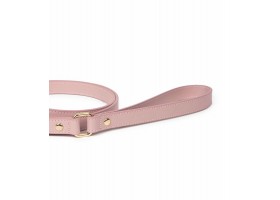 Leather Dog Leash - Nara Regular Pink