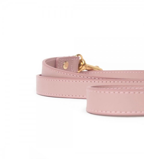 Leash Leather Dog Leash - Nara Regular Pink