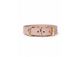 Leather Dog Collar - Nara Regular Pink