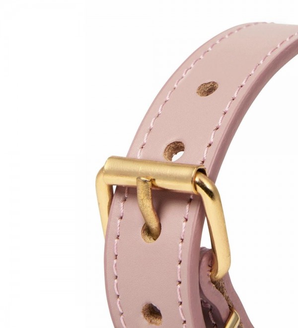 Collar Leather Dog - Nara Regular Pink