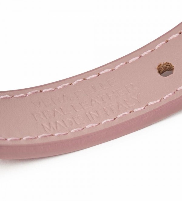 Collar Leather Dog - Nara Regular Pink
