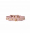 Leather Dog Collar - Nara Toy Pink