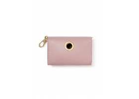 Leather Hygienic Bag Holder - Nara Pink