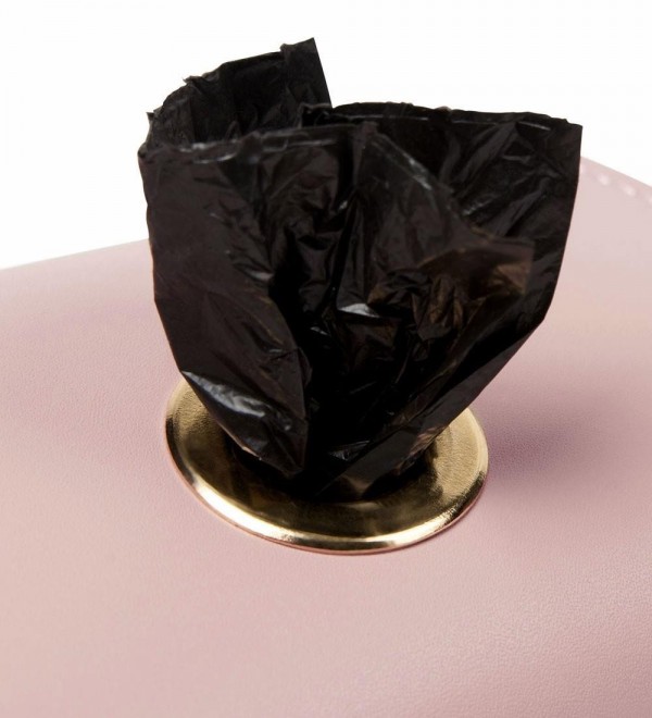Hygienic Bag Holder Leather - Nara Pink