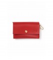 Leather Hygienic Bag Holder - Nara Red