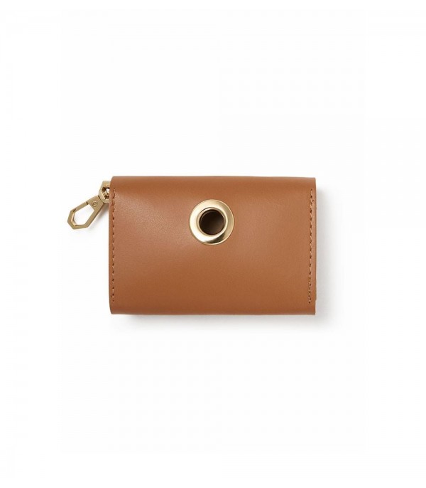 Leather Hygienic Bag Holder - Nara Camel