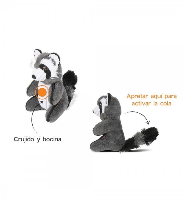 Raccoon Plush Toy for Dogs