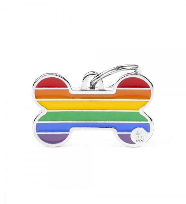 Dog Tag - Rainbow Bone