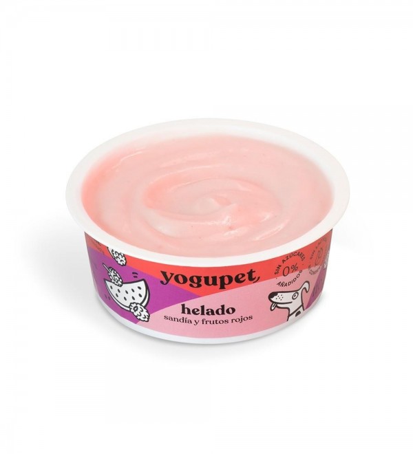 Yogur Helado para perro - Sandía y Frutos Rojos