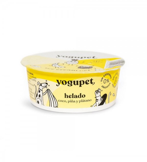 Frozen Yogurt for dogs - Coconut and Pineapple