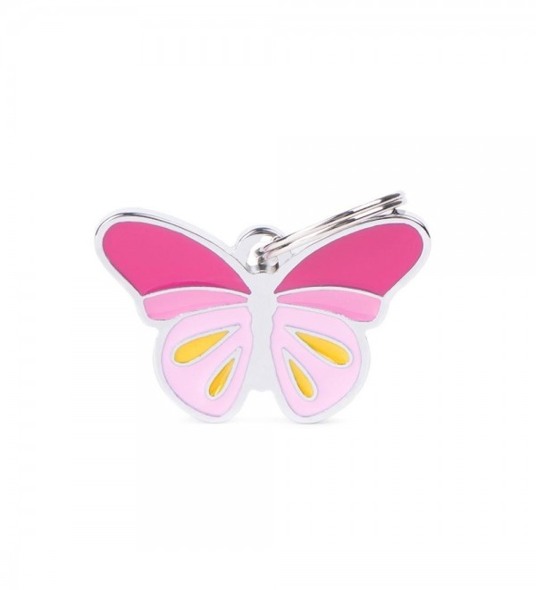 Dog tag - Butterfly Charms