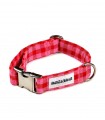 Dog Collar - Vichy Strawberry