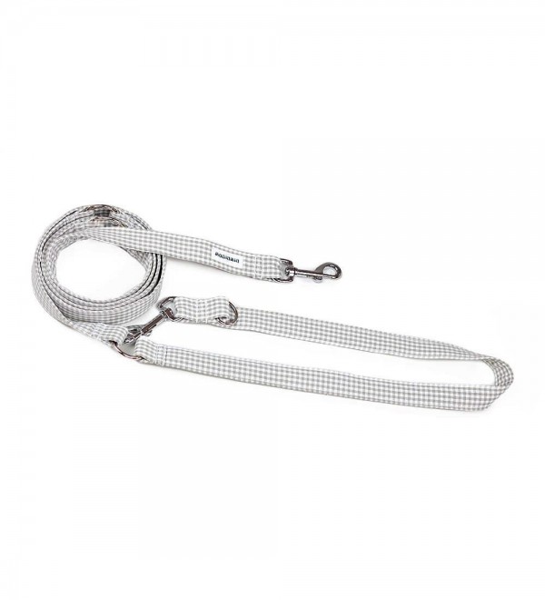 Leash Multiposition Dog Leash - Vichy Beige Magiamia