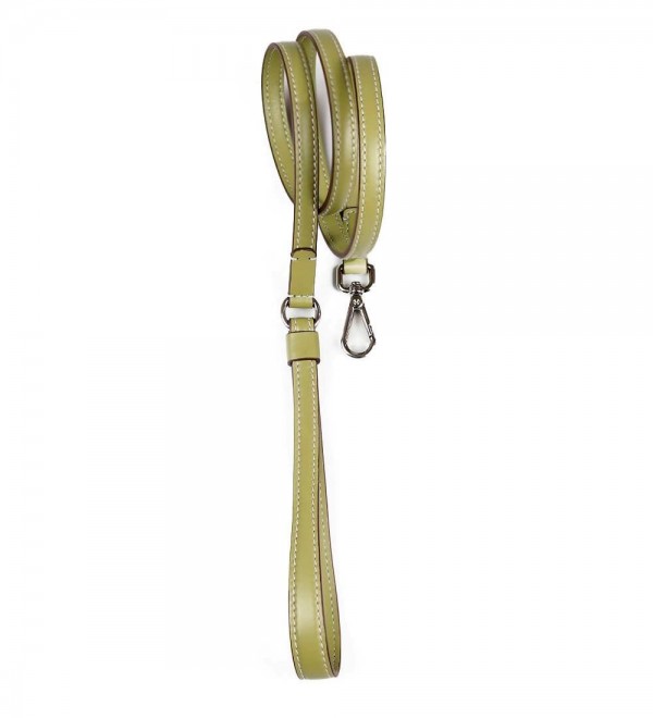 Leather Dog Leash - Mini Olive
