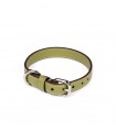 Leather Dog Collar - Essential Olive