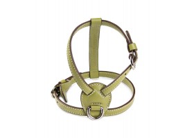 Leather Dog Harness - Nuvola Oliva