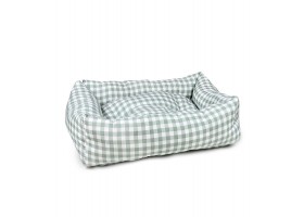 Vicky Green Dog Bed - Removable Cover