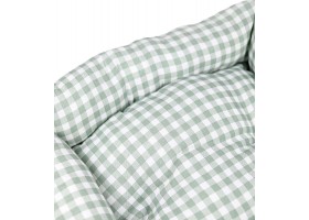 Vicky Green Dog Bed - Removable Cover