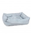 Vicky Blue Dog Bed - Removable Cover