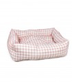 Vicky Pink Dog Bed - Removable Cover