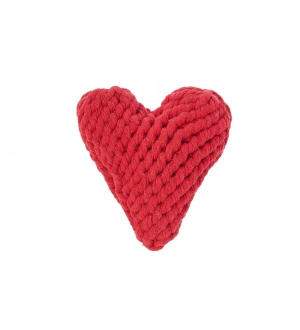 Dog Rope Chew Toy - Heart