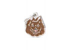 Friends Pomeranian Brown Badge