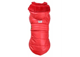 Red Feather Dog Coat