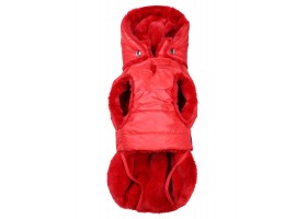 Red Feather Dog Coat