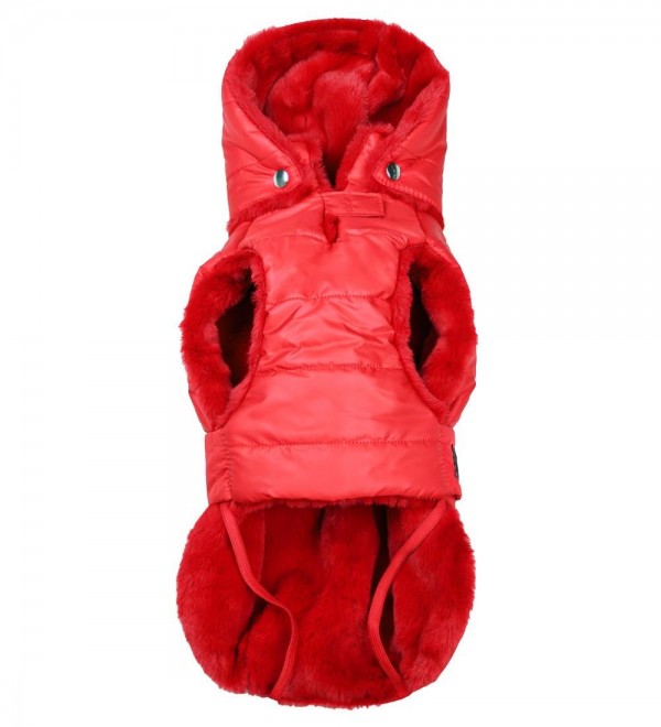 Dog coat Feather Red