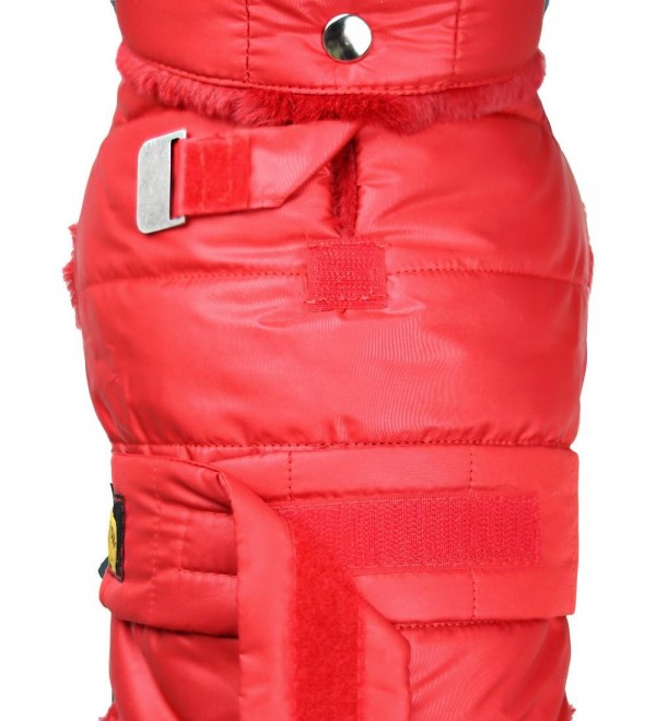 Dog coat Feather Red