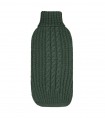 Khaki Green Braided Dog Sweater