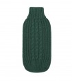 Braided Green Dog Sweater