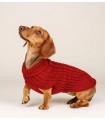 Jersey Para Perro Trenzado Burdeos