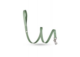 Leather dog leash - Movie Green