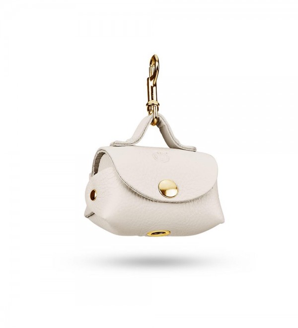 Movie Cream Leather Bag Holder