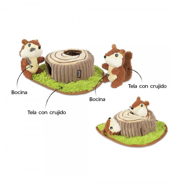 Stuffed toy for dogs Squirrels