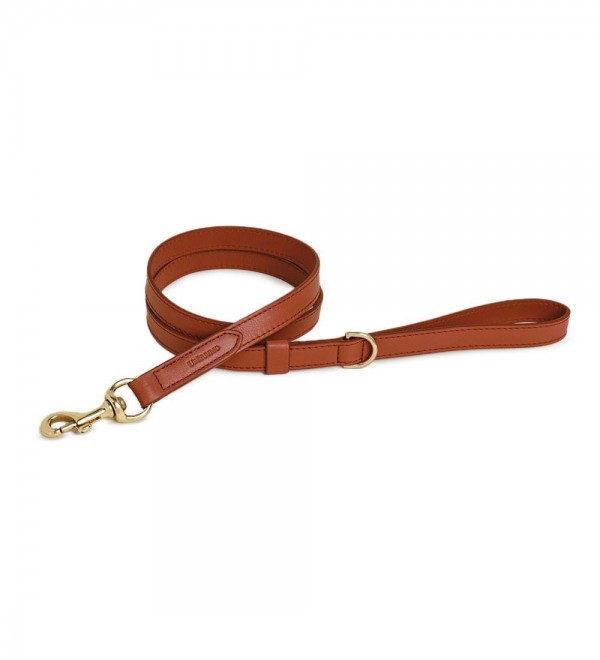 Leather Dog Leash - Heritage Camel