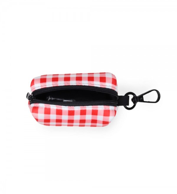 Portabolsas Perro Vichy Rojo