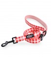 Leash Perro Vichy Roja