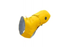 Yellow Milford dog raincoat