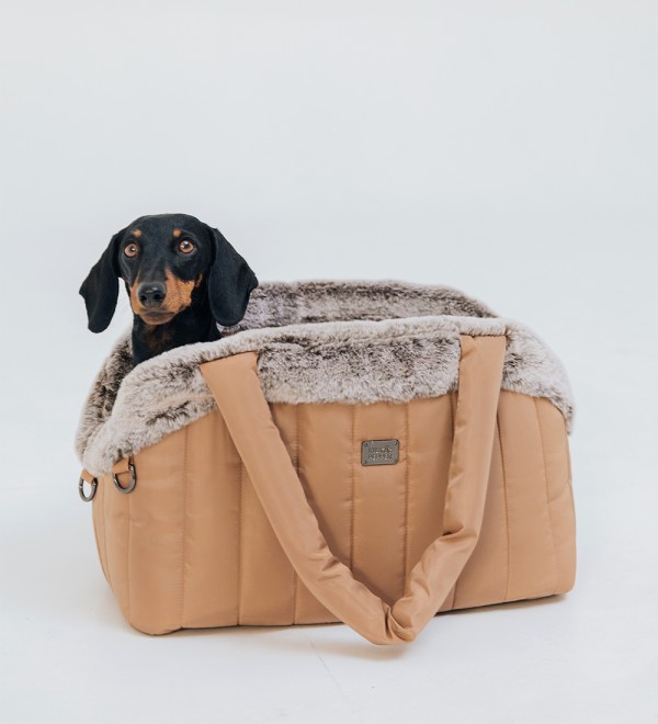 Nanouk Camel Small Dog Bag