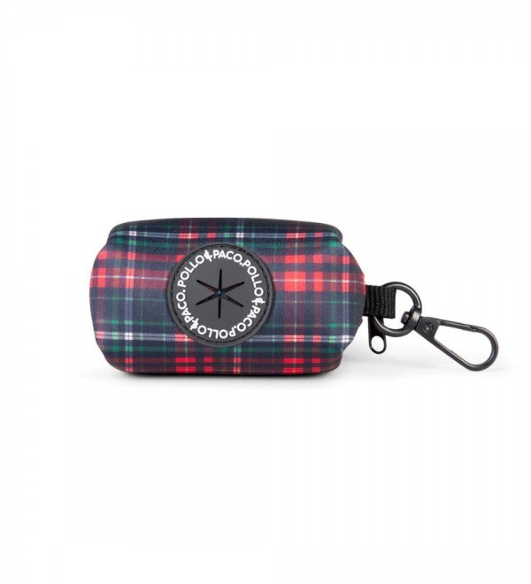 Tartan Dog Waste Bag Holder