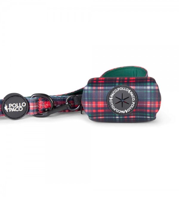 Tartan Dog Waste Bag Holder