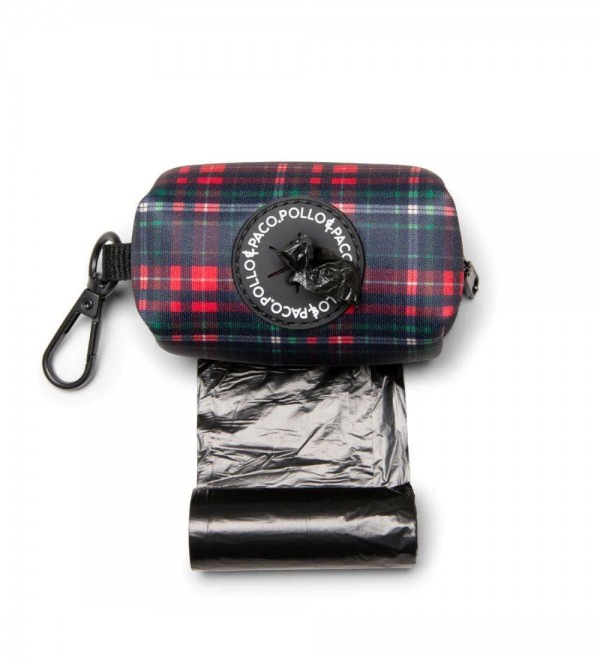 Tartan Dog Waste Bag Holder